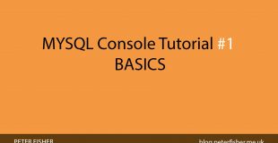 MYSQL Console Tutorial #1 Basics