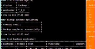 MySQL Cluster Manager 1.2 – Tutorial