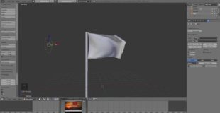 Blender 2.65 – Quick Tutorial VII – Cloth Simulation with Wind Force