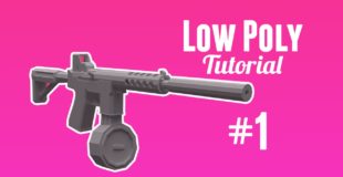 Low Poly Gun Tutorial︱Part 1 (Blender)