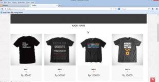 Tutorial Make a Simple Website E-Commerce with PHP MySql and Bootstrap