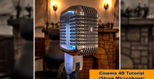 Shure Microphone (Cinema 4D Tutorial)