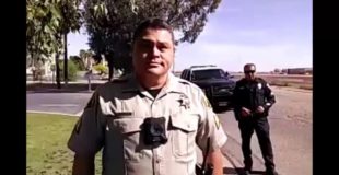 ILEGALLY DETAINED CUFFED THEN RELEASED FOR PHOTOGRAPHY: SGT. TOLEDANO IMPERIAL COUNTY SHERIFFS