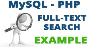 MySQL Full Text Search Example – Tutorial