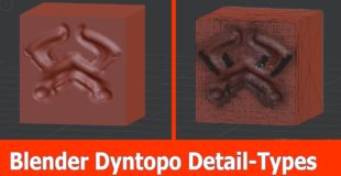 Blender Dynamic Topology Sculpting : Details