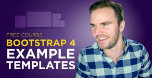 Bootstrap 4 Tutorial [#7] Free Template Examples