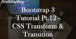Bootstrap 3 Tutorial Pt.12 – CSS Transform & Transition Effects