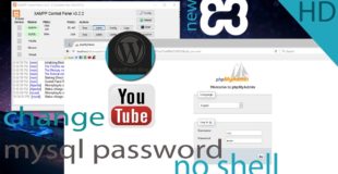 xampp mysql password reset full tutorial | with phpMyadmin