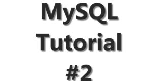 MySQL Tutorial #2 – Creating a Database