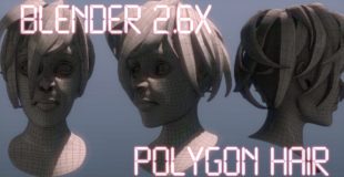 Blender 3d: Polygon Hair
