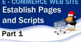 1. E – Commerce Website PHP Tutorial – Setting Up the Pages, Layout, and Templates