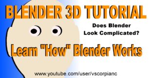 Blender 3D Tutorial – #1 Beginner,  Learn How to Use Blender UI Intro by VscorpianC