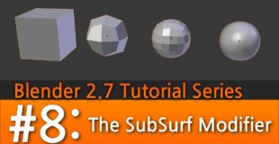 Blender 2.7 Tutorial #8 : Smoothing & SubSurf #b3d
