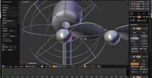 Blender 3D / modelling: How to model a fan / First part / HD