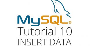 MySQL tutorial 10 – Inserting a new row
