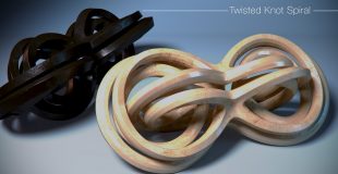 Twisted Knot Spiral (Blender)