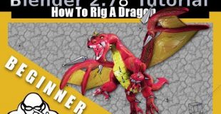 How To Rig A Dragon In Blender 2.78 c