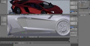 New Lamborghini Aventador Blender tutorial Car Paint and envirement set up