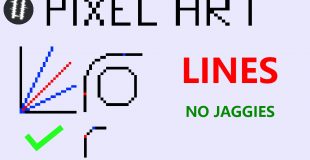 How To Pixel Art Tutorials [16] – Lines / Curves / Jaggies