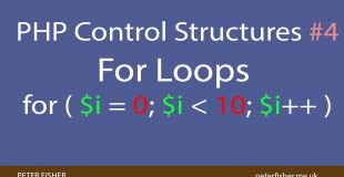 PHP Control Structures Tutorial #4 For Loop