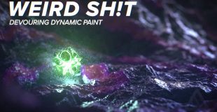 WEIRD SH!T EP002 – Devouring Dynamic Paint [BLENDER]