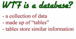 MySQL Database Tutorial – 1 – Introduction to Databases