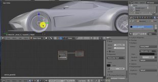 Blender Animation New Super Car Simple rigging bone Setting tutorial