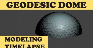 Planetary Domes Greenhouse Dome – Blender Modeling Timelapse