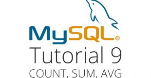 MySQL tutorial 9 – Count, Sum and Average