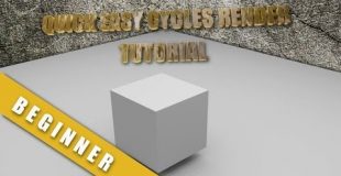 Blender 2.68 Super Easy Very Basic Cycles Render Tutorial
