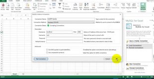 MySQL for Excel Tutorial – Import Data from Database to Excel