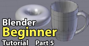 Blender Beginner Tutorial – Part 5: Modelling