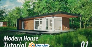 Create a Modern House : Blender Tutorial : 1 of 3