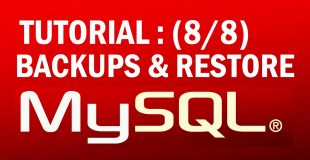 mysql tutorial for beginners (8/8) : Backing up & Restoring MySQL data