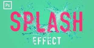 Photoshop Tutorials – Water Splash Effect (Displacement Mapping)