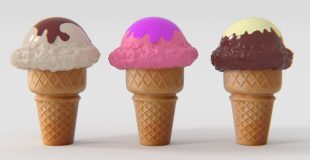 Ice Cream Tutorial In BLENDER 2.77 Cycles. [HD] (Easy).