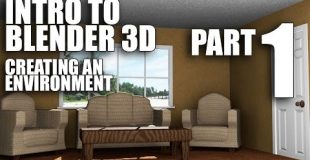 Intro to Blender 3D, Environment – Modeling Part 1