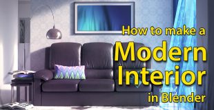 Blender Tutorial: How to Make a Modern Interior