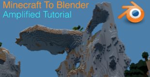 Blender Minecraft AMPLIFIED Render Tutorial (Cycles)