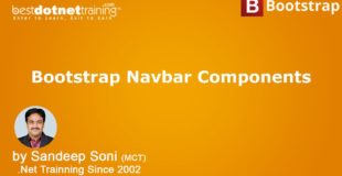 Bootstrap Tutorial – Create a Responsive Navigation Menu – Navbar Components