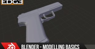 Blender for Beginners: 3D Modeling a Basic gun tutorial series part 1 by Zoonyboyz