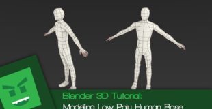 Blender 3D Tutorial : Modeling Low Poly Human Base