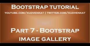 Bootstrap image gallery