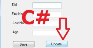 C# Tutorial 7: Edit/Update a data from Database with button