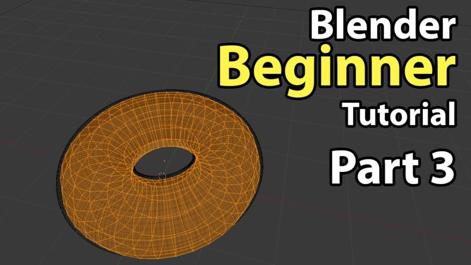 blender 2.8 beginner tutorial