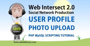 13. User Profile Photo File Upload HTML Form Tutorial PHP Parse Script MySQL