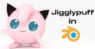 Jigglypuff (Pokemon) – Blender 3D Modeling