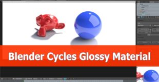 Blender Cycles Glossy Material Beginner Tutorial