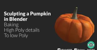 Sculpting a Pumpkin in Blender: Modeling Tutorial