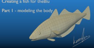 Creating a fish for theBlu using Blender – part 1: modeling the body